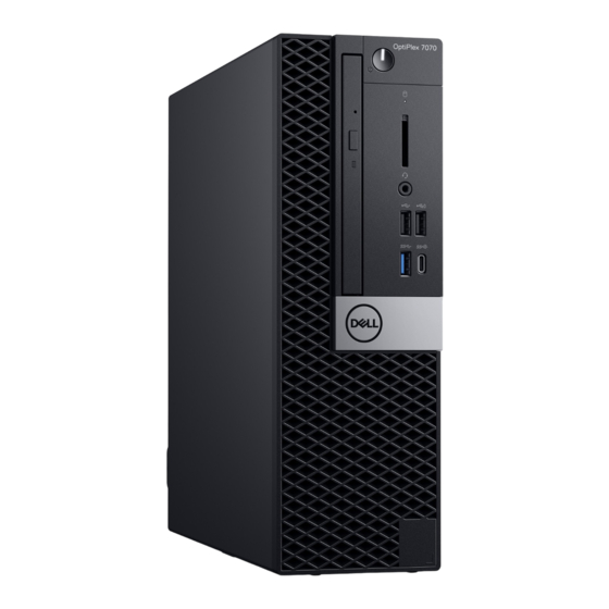 Dell OptiPlex 7070 Einrichtung Und Technische Daten