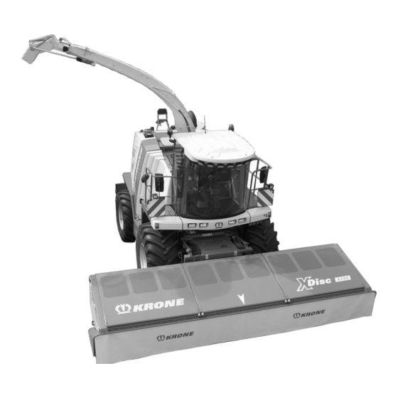 Krone X-Disc 6200 Originalbetriebsanleitung