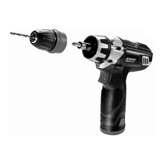 Parkside PABSW 10.8 A1 Bedienungs- Und Sicherheitshinweise