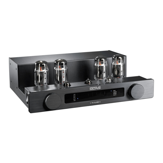 Octave V 70 Class A Bedienungsanleitung