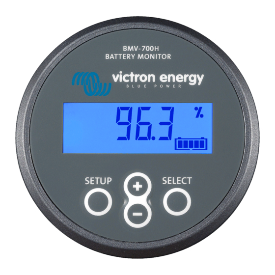 Victron energy BMV-700H Handbuch