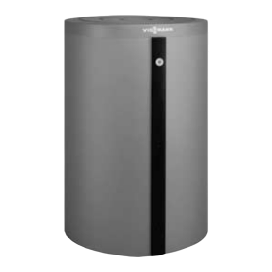 Viessmann Vitocell 050 Typ SVW Montage- Und Serviceanleitung Für Die Fachkraft