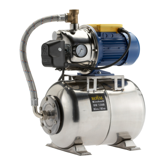 Einhell Royal HW 1300 Niro Bedienungsanleitung