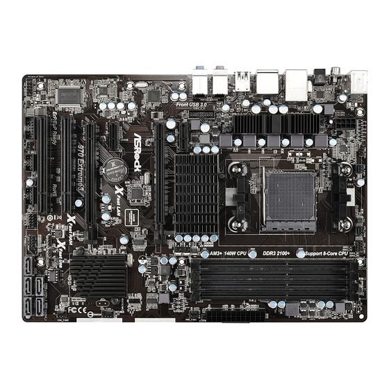 ASROCK 970 Extreme3 R2.0 Schnellinstallationsanleitung