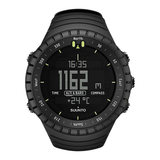 Suunto Core Schnellstartanleitung