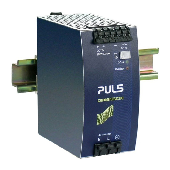 PULS DIMENSION QS10 Serie Bedienungsanleitung