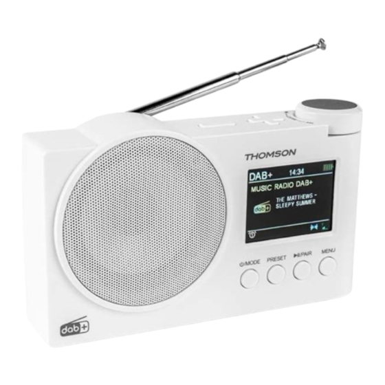 THOMSON RT400DABBT Bedienungsanleitung