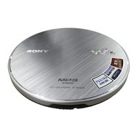 Sony ATRAC CD Walkman D-NE830 Bedienungsanleitung
