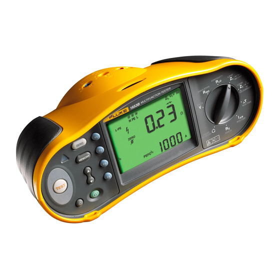 Fluke 165XB Kurzanleitung