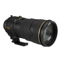 Nikon AF-S VR Nikkor 300mm f/2.8 G IF-ED Bedienungsanleitung