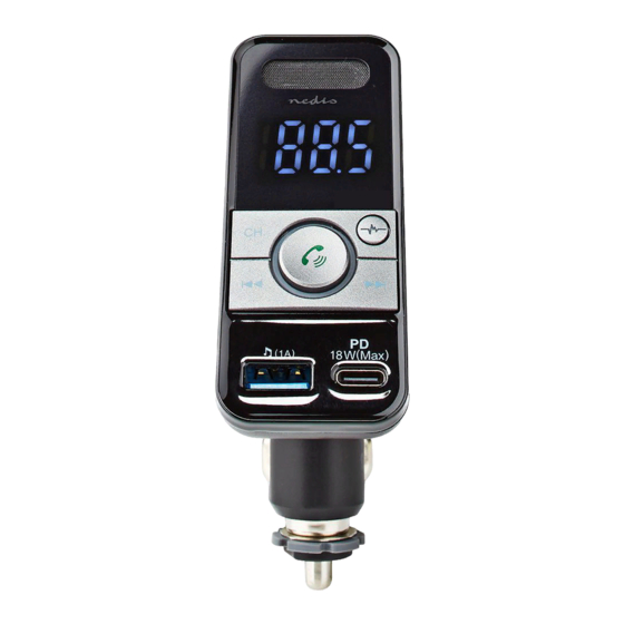 nedis CATR130BK Kurzanleitung