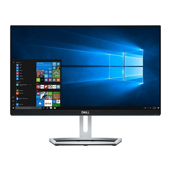 Dell S2218M Bedienungsanleitung