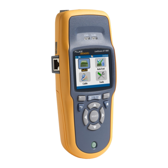 Fluke Networks LinkRunner AT 1000 Bedienungshandbuch