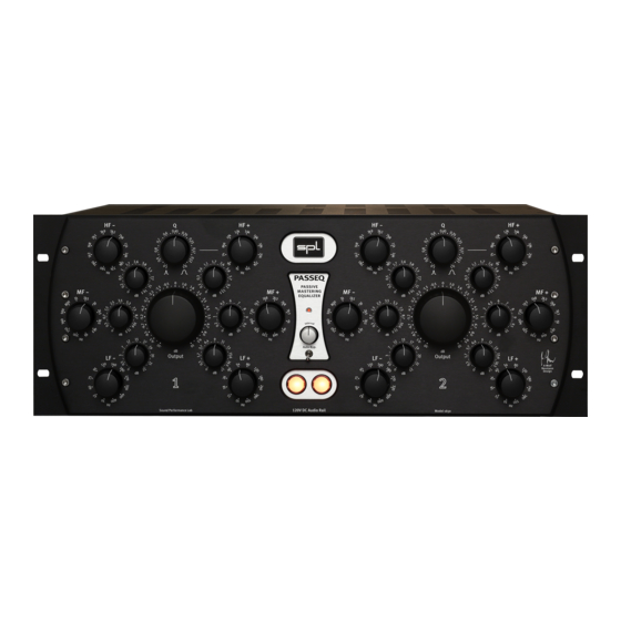 SPL Passeq 1654 Handbuch