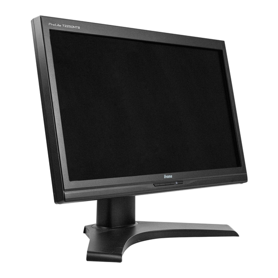 iiyama ProLite T2250MTS Bedienungsanleitung