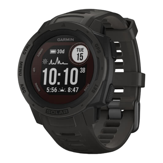 Garmin INSTINCT 2 Serie Benutzerhandbuch