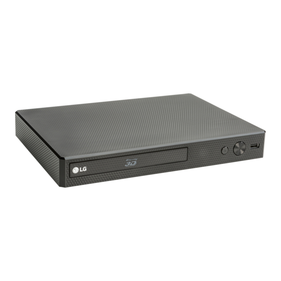 LG BP550 Kurzanleitung