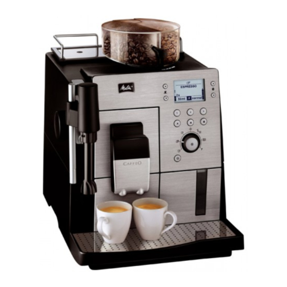 Melitta CAFFEO 76 Bedienungsanleitung