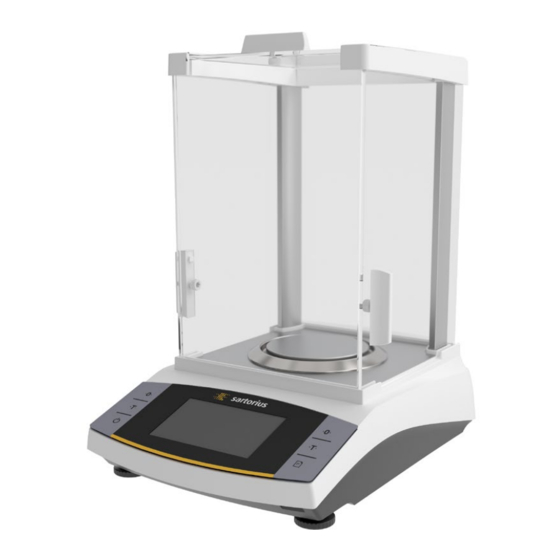 Sartorius Entris II BCA64-1 Serie Betriebsanleitung