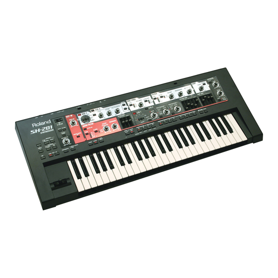 Roland SH-201 Bedienungsanleitung
