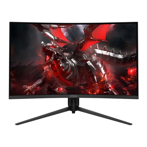 MSI G271C E2 Benutzerhandbuch