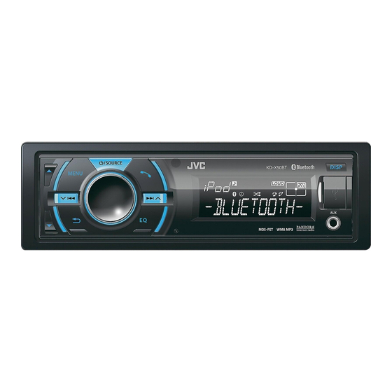 JVC KD-X50BT Einbauanweisungen