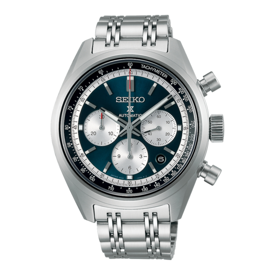 Seiko Prospex Speedtimer Chronograph SRQ053J1 Anleitung