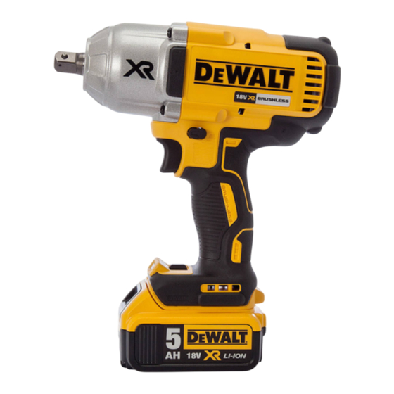 DeWalt XR DCF900 Bersetzung Der Originalanweisungen