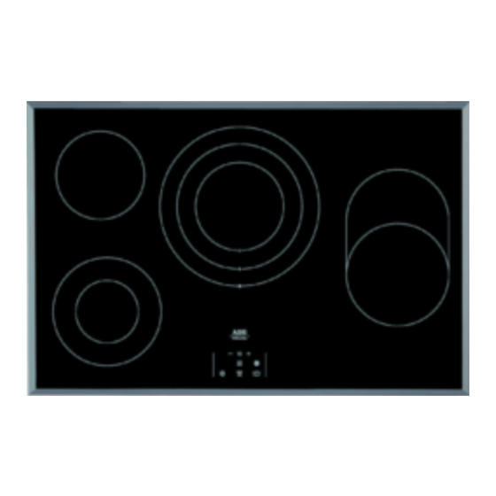 AEG Electrolux HE834080F-B Benutzerinformation