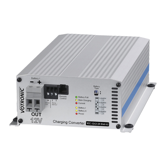 VOTRONIC VCC 1212-25 IUoU Handbücher