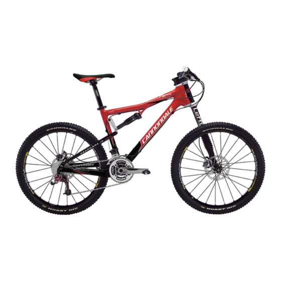 Cannondale RZ ONE FORTY Handbuch