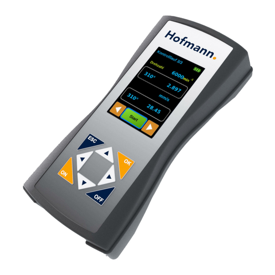 Hofmann EasyBalancer EB 3500 Betriebsanleitung