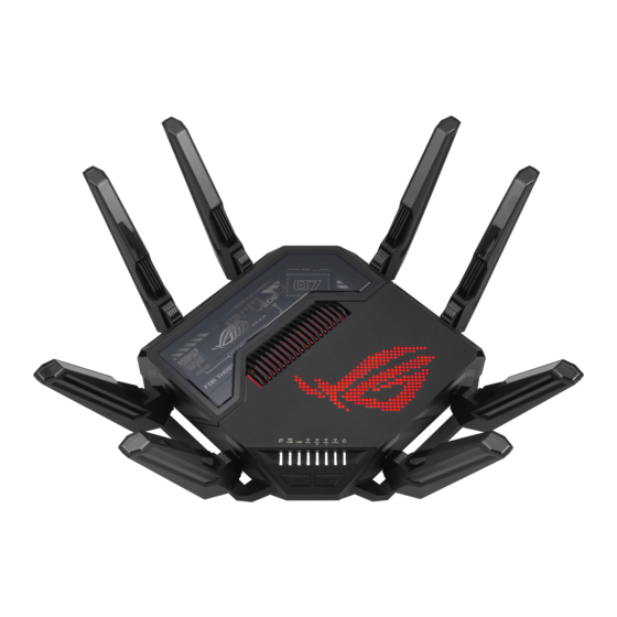 Asus ROG RAPTURE GT-BE98 Bedienungsanleitung