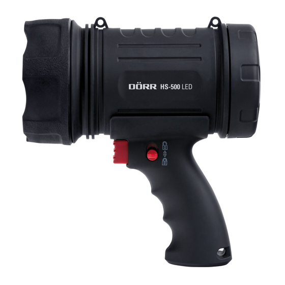 Dorr HS-500 Bedienungsanleitung