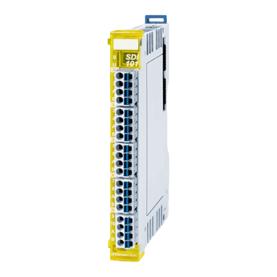 SIGMATEK SDI 101 Betriebsanleitung