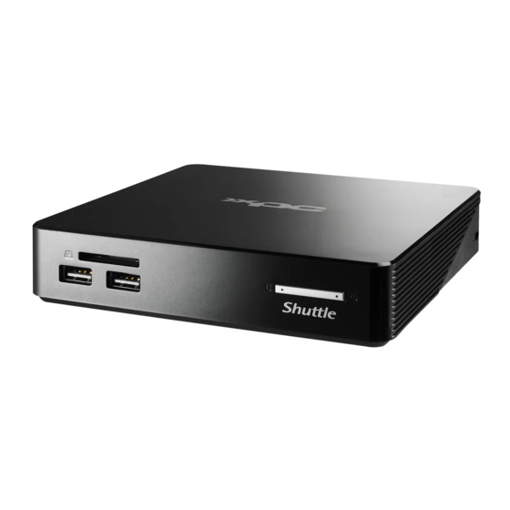 Shuttle NS02 V2 Serie Kurzanleitung
