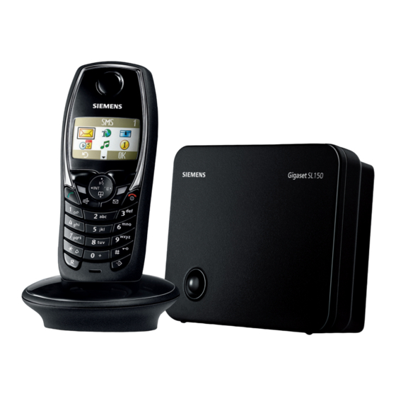 Siemens Gigaset SL100 colour Bedienungsanleitung