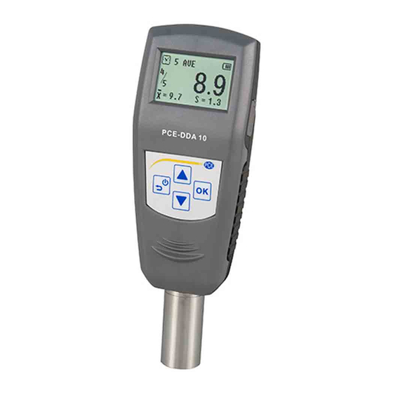PCE Instruments PCE-DDA 10 Betriebsanleitung