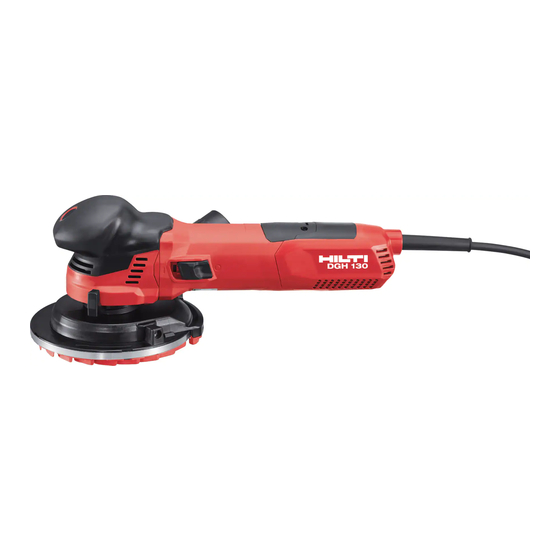 Hilti DGH 130 Bedienungsanleitung