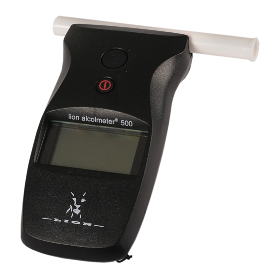 LION alcolmeter 500 Betriebsanleitung