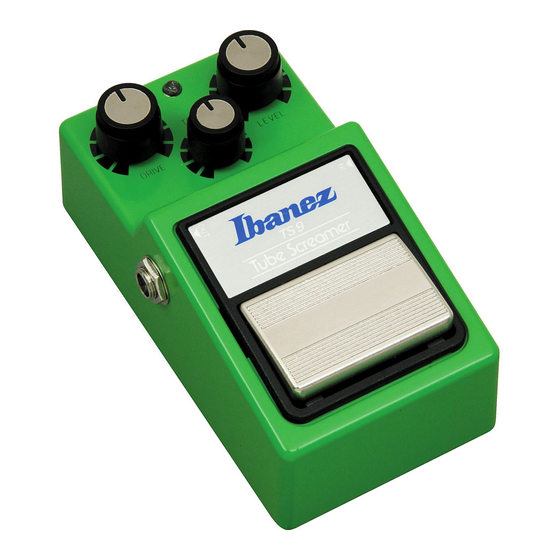 Ibanez Tube Screamer Bedienungsanleitung