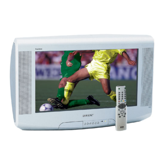 Sony KV-24LS35E Bedienungsanleitung