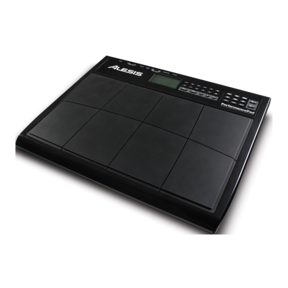 Alesis PERFORMANCE Pad Kurzbedienungsanleitung