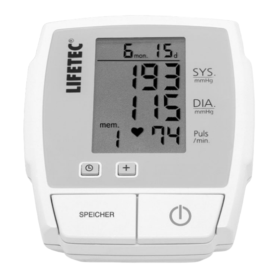 Lifetech LT 42163 Bedienungsanleitung