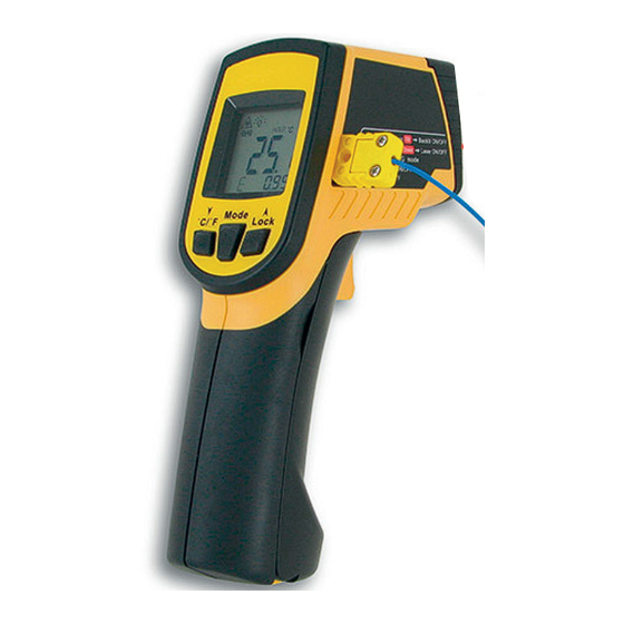 TFA Dostmann Scan Temp 486 Bedienungsanleitung