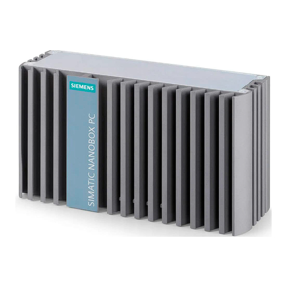 Siemens SIMATIC IPC2 7G Serie Betriebsanleitung