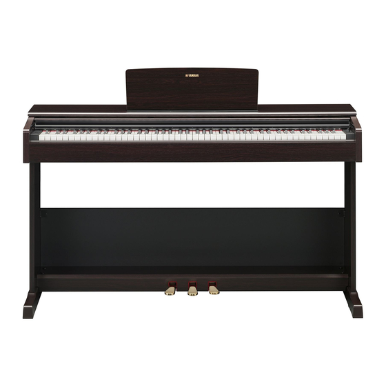 Yamaha ARIUS YDP-105 Benutzerhandbuch