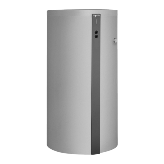 Viessmann Vitocell 120-E SVW Montage- Und Serviceanleitung Für Die Fachkraft