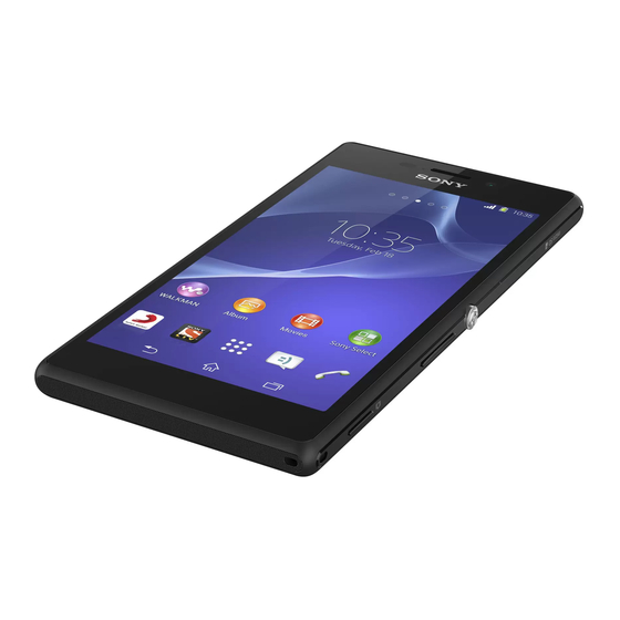 Sony Xperia M2 Dual D2302 Bedienungsanleitung