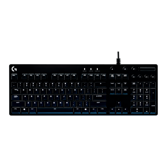 Logitech G G610 Orion Brown Installationsanleitung